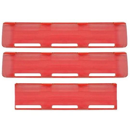 24" Red Single Row LED Light Bar Cover Pack