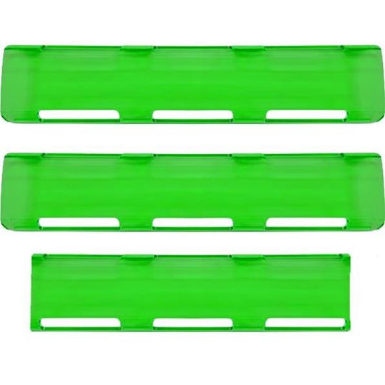 24" Green Single Row LED Light Bar Cover Pack