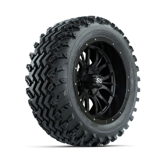 GTW Diesel Matte Black 14 in Wheels with 23x10.00-14 Rogue All Terrain Tires ‚Äì Full Set
