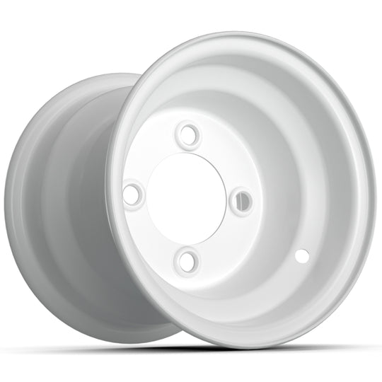 8‚Ä≥ GTW White Steel Wheel (Centered)