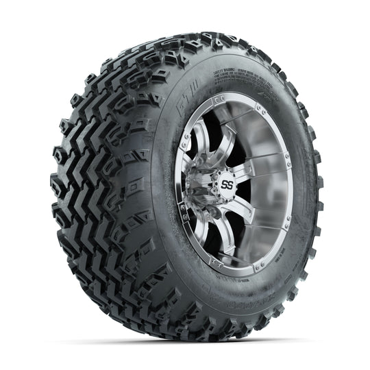 GTW Tempest Chrome 12 in Wheels with 23x10.00-12 Rogue All Terrain Tires ‚Äì Full Set