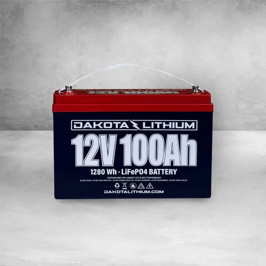 DAKOTA LITHIUM 12V 100AH DEEP CYCLE LIFEPO4 BATTERY WITH CAN BUS