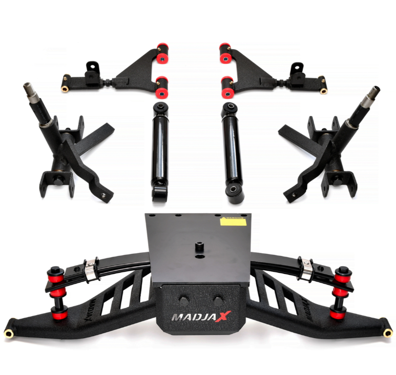 EZGO RXV Electric 4" MadJax King Bolt Lift Kit 2013.5 to 2022