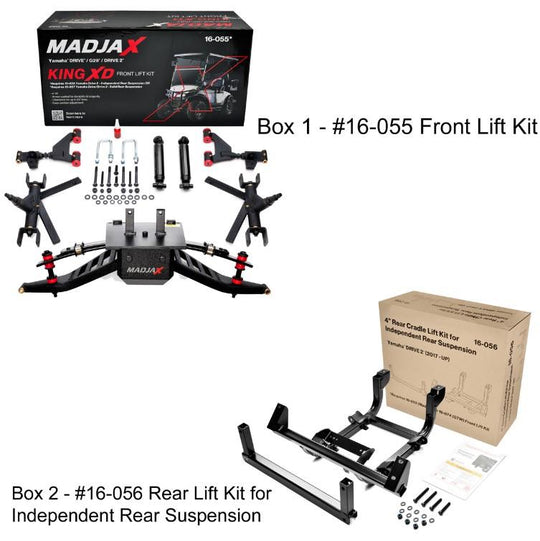4 MadJax King XD Lift Kit for Yamaha Drive2 with Independent Rear Suspension
