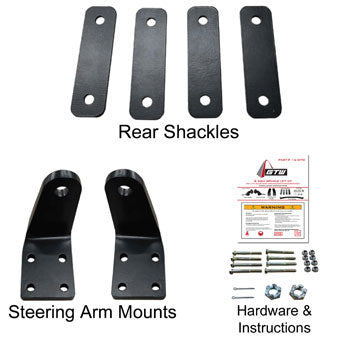 2 in GTW Spindle Lift Kit for Club Car Precedent/Onward/Tempo 2014-Up