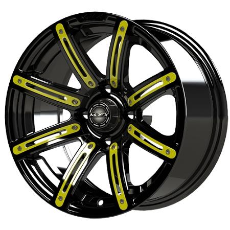 Madjax Yellow Wheel Inserts For 14X7 Illusion Wheel