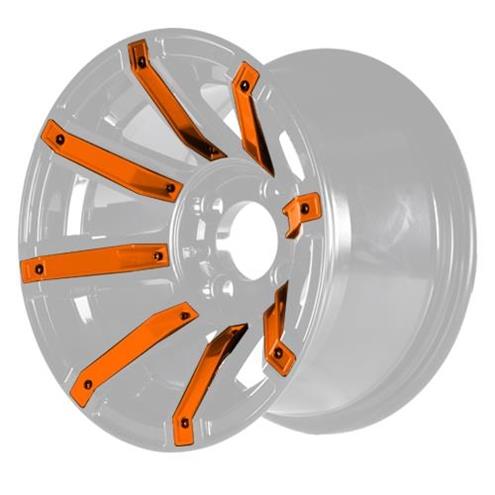 Madjax Orange Wheel Inserts For 14X7 Avenger Wheel
