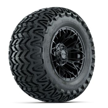 Set of (4) 12 in GTW¬Æ Stellar Black Wheels with 23x10.5-12 Predator All-Terrain Tires