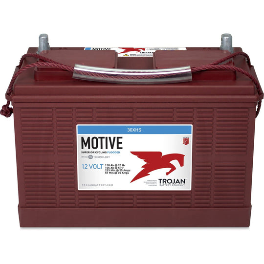 Trojan Motive 30XHS 12V 130Ah Marine RV Deep Cycle Battery Group 30
