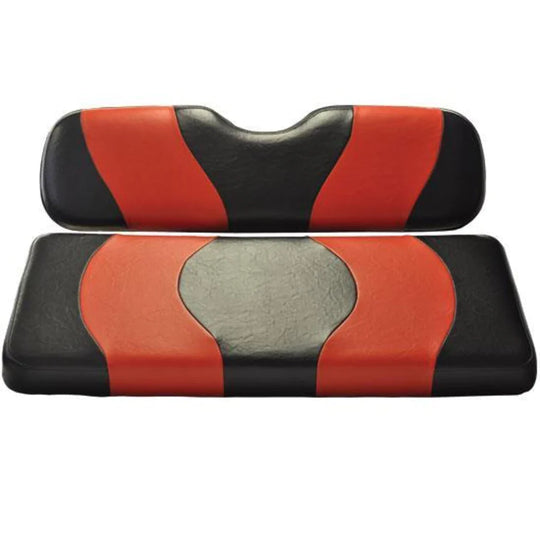 MadJax® Wave Black/Red Two-Tone Genesis 150 Rear Seat Cover