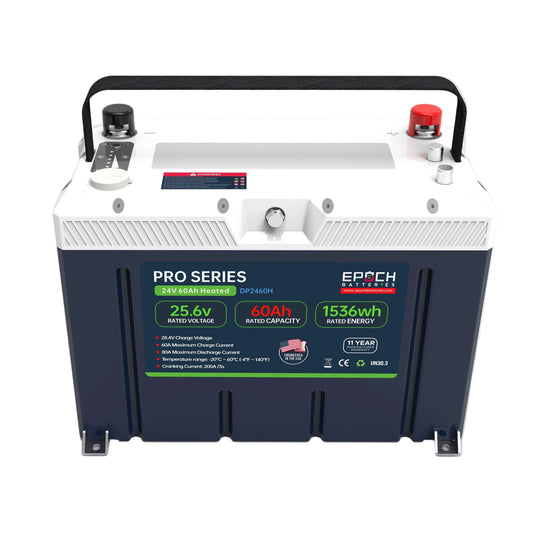 24V 60Ah Pro Series - Heated, Bluetooth & Victron Comms LiFePO4 Battery