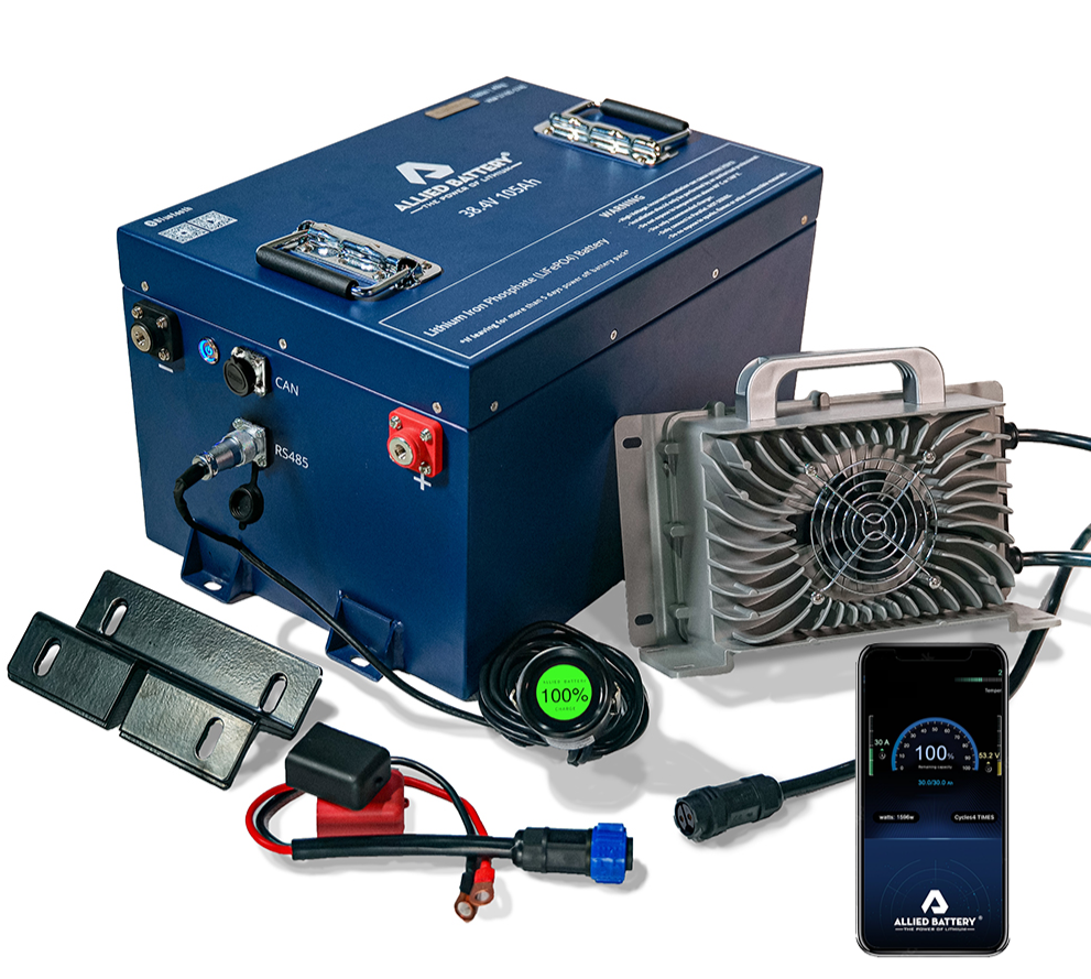 Allied Lithium 36V 105AH Single Bank Golf Cart Battery