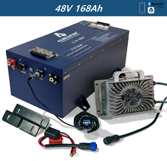 Allied Commercial 48V Lithium LiFePO4 Battery Package 168AH RC- Golf and UTV
