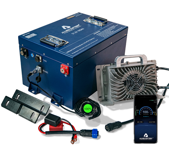 Allied Lithium 48v 105AH Single Bank Golf Cart Battery