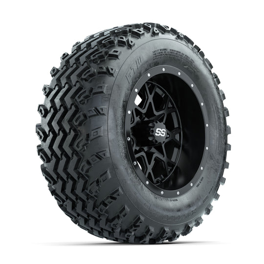 GTW Vortex Matte Black 12 in Wheels with 23x10.00-12 Rogue All Terrain Tires ‚Äì Full Set