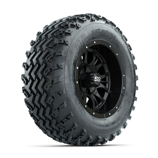 GTW Diesel Matte Black 12 in Wheels with 23x10.00-12 Rogue All Terrain Tires ‚Äì Full Set