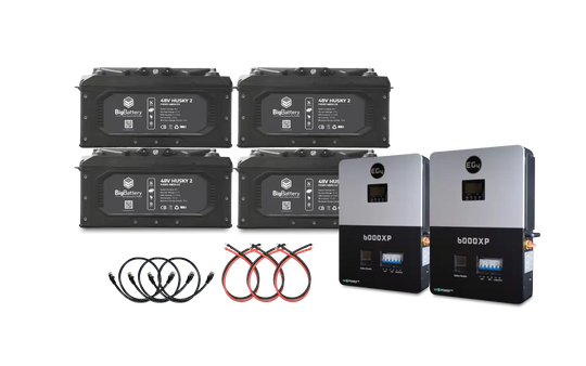 Big Battery 48V 4X HUSKY 2 KIT – EG4 6K OFF-GRID INVERTER
