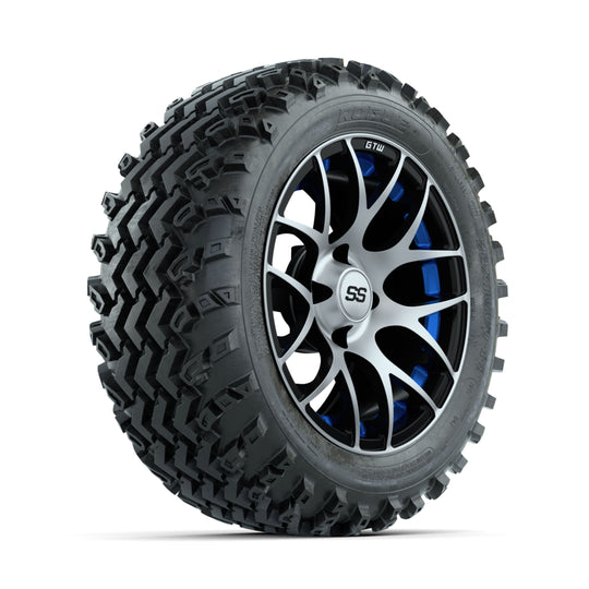 GTW Pursuit Blue 14 in Wheels with 23x10.00-14 Rogue All Terrain Tires ‚Äì Full Set