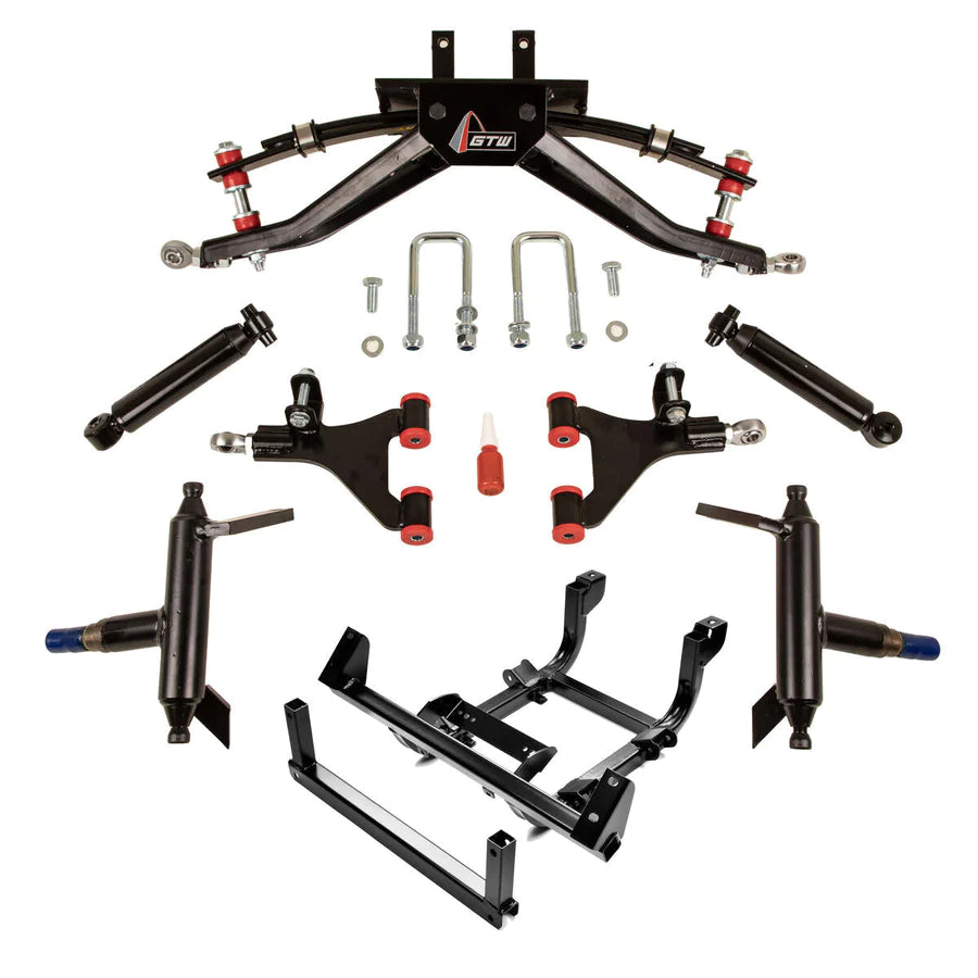 4" GTW Double A-Arm Lift Kit for Gas Yamaha Drive2 with Independent Rear Suspension