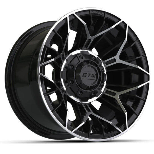 12" GTW Stellar Machined & Black Wheel