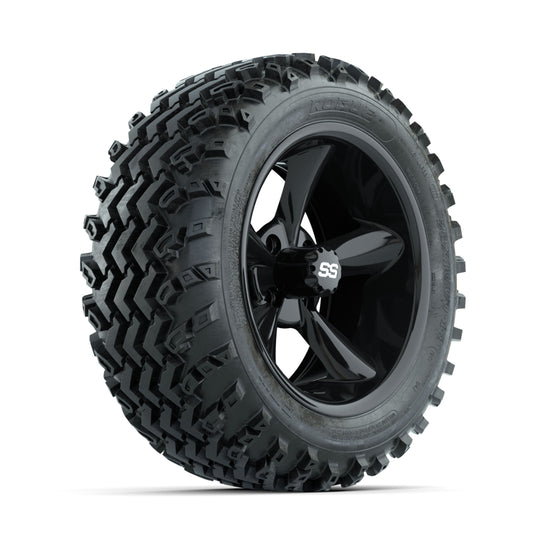 GTW Godfather Black 14 in Wheels with 23x10.00-14 Rogue All Terrain Tires ‚Äì Full Set