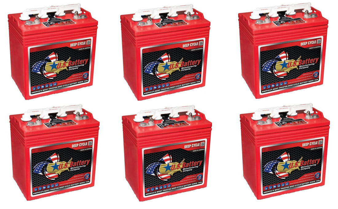 US Battery 8 Volt Golf Cart Battery 8V/170Ah (6 Pack, 48V) - 8VGC XC2