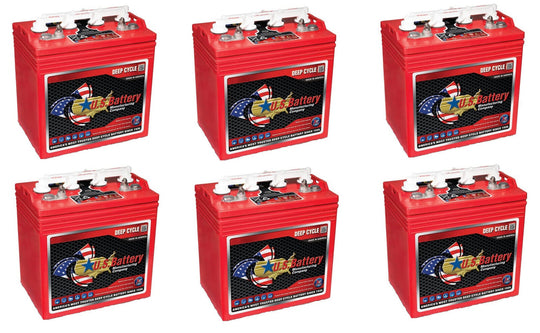 US Battery 8 Volt Golf Cart Battery 8V/170Ah (6 Pack, 48V) - 8VGC XC2