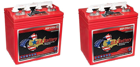 US Battery 8 Volt Golf Cart Battery 8V/170Ah (2 Pack, 16V) - 8VGC XC2