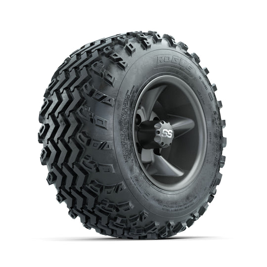 GTW Godfather Matte Grey 10 in Wheels with 20x10.00-10 Rogue All Terrain Tires ‚Äì Full Set