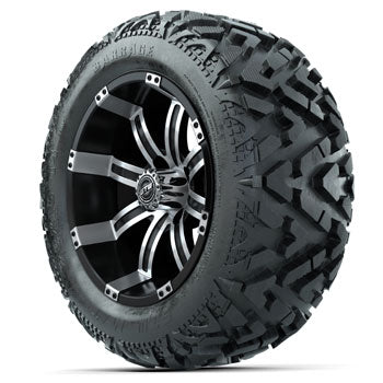 GTW Tempest 14 in Wheels with 23 in Barrage Mud Tires - Set of 4