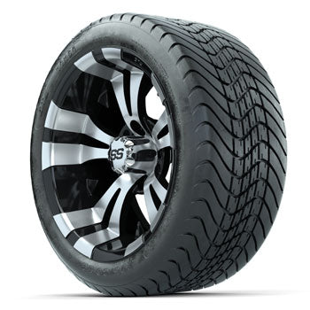 GTW Vampire 14 in Wheels with 225/30-14 Mamba Street Tires - Set of 4