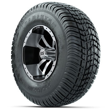 GTW Storm Trooper 10 in Wheels with 205/65-10 Kenda Load Star Street Tires - Set of 4