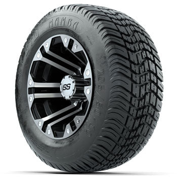 GTW Specter 10 in Wheels with 205/50-10 Mamba Street Tires - Set of 4