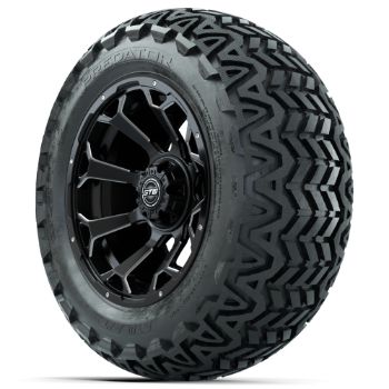 Set of 4 - 14 in GTW Raven Wheels with 23x10-14 GTW Predator All-Terrain Tires