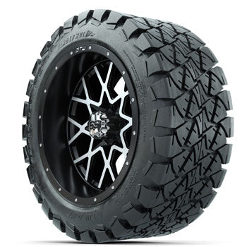 GTW Vortex 14 in Wheels with 22x10-14 GTW Timberwolf All-Terrain Tires - Set of 4