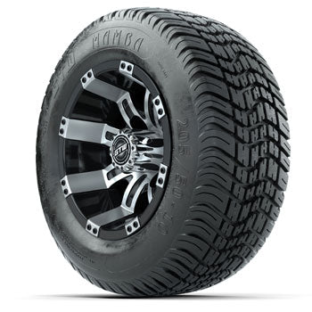 GTW Tempest 10 in Wheels with 205/50-10 Mamba Street Tires - Set of 4