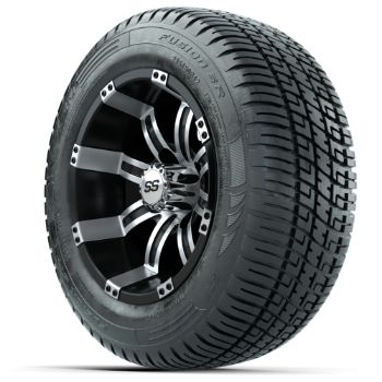GTW Tempest 12 in Wheels with 215/50-R12 Fusion S/R Street Tires - Set of 4