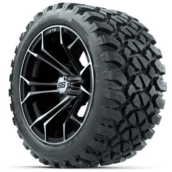 GTW Omega 14 in Wheels with 23x10-14 Duro Desert All-Terrain Tires - Set of 4