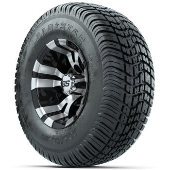 GTW Vampire 10 in Wheels with 205/65-10 Kenda Load Star Tires - Set of 4