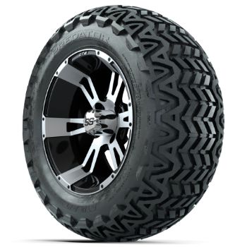 GTW Yellow Jacket 14 in Wheels with 23x10-14 GTW Predator All-Terrain Tires - Set of 4