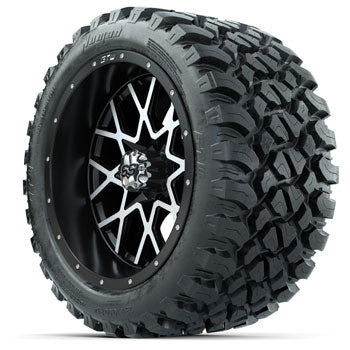 GTW Vortex 14 in Wheels with 23x10-14 Nomad All-Terrain Tires - Set of 4
