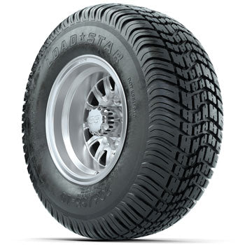 GTW Medusa Wheels 10 in Wheels with 205/65-10 Kenda Load Star Tires - Set of 4