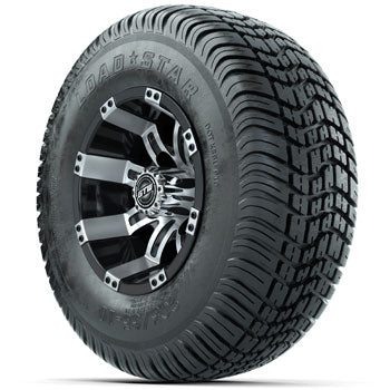 GTW Tempest 10 in Wheels with 205/65-10 Kenda Load Star Street Tires - Set of 4