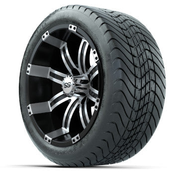 GTW Tempest 14 in Wheels with 225/30-14 Mamba Street Tires - Set of 4