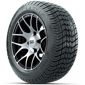 GTW Pursuit 12 in Wheels with 215/40-12 Excel Classic Street Tires - Set of 4