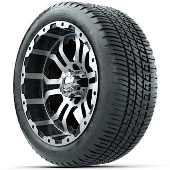 GTW Omega 14 in Wheels with 205/30-14 Fusion Street Tires - Set of 4