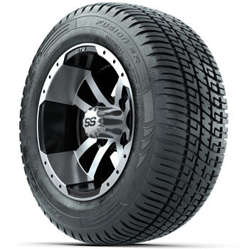GTW Storm Trooper 12 in Wheels with 215/50-R12 Fusion S/R Street Tires - Set of 4