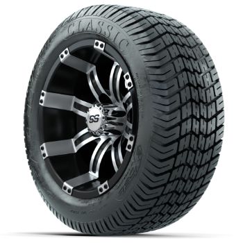 GTW Tempest 12 in Wheels with 215/40-12 Excel Classic Street Tires - Set of 4