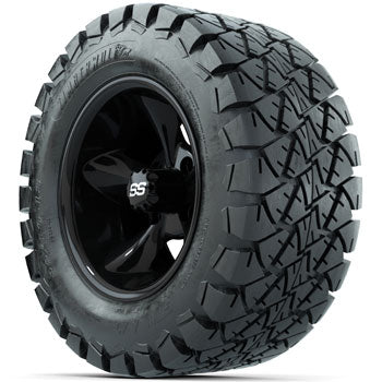 GTW Godfather 12 in Wheels with 22x10-12 Timberwolf All-Terrain Tires - Set of 4