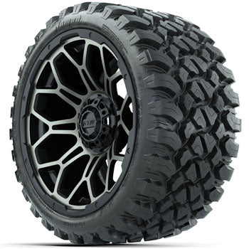 GTW Bravo Bronze 15 in Wheels with 23 in Nomad All Terrain Tires - Set of 4